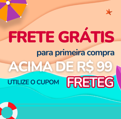 Utilize o cupom FRETEG